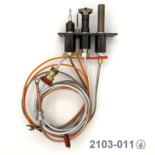 2103-011 PILOT ASSEMBLY PSE – Propane – Millivolt Propane LP for millivolt (standing pilot) fireplace systems