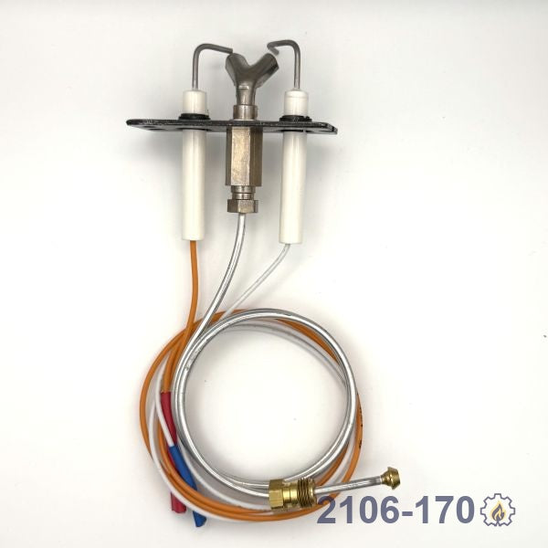 2106-170 PSE PILOT STEEL, – Propane – Electronic pilot assembly Propane LP for gas fireplace systems