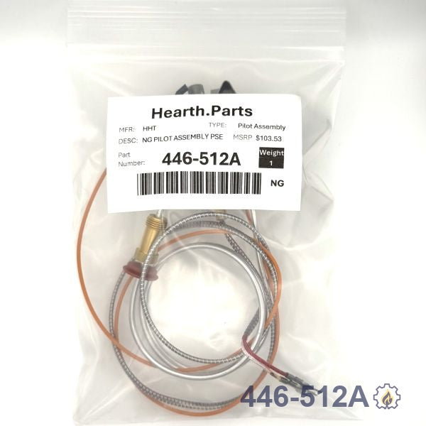 446-512A PSE NG PILOT ASSEMBLY NG fireplace replacement part