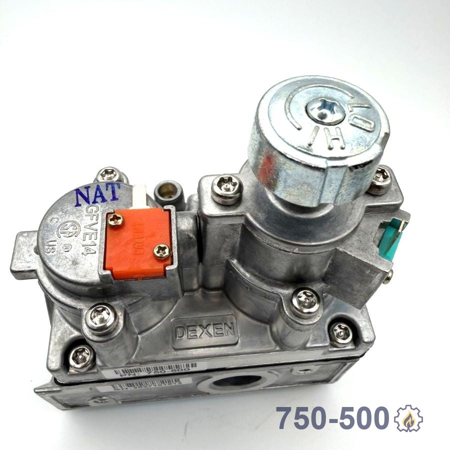 750-500 Dexen Electronic Gas Valve - NG NG fireplace replacement part