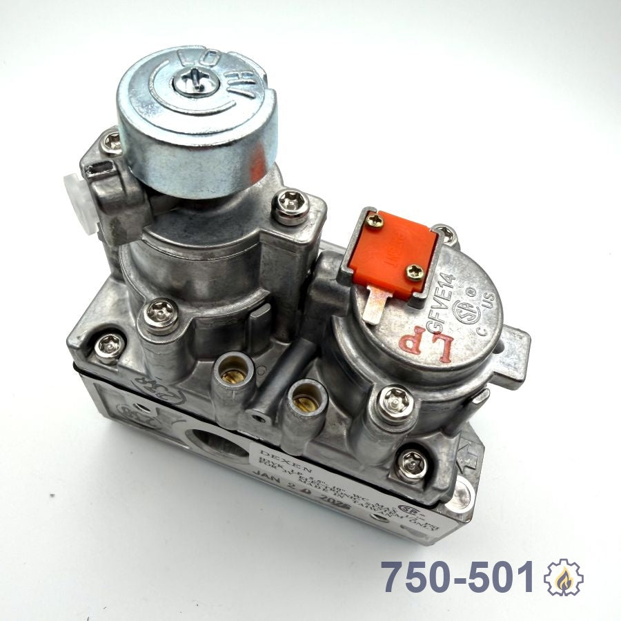 750-501 Dexen Gas Valve, LP LP fireplace replacement part