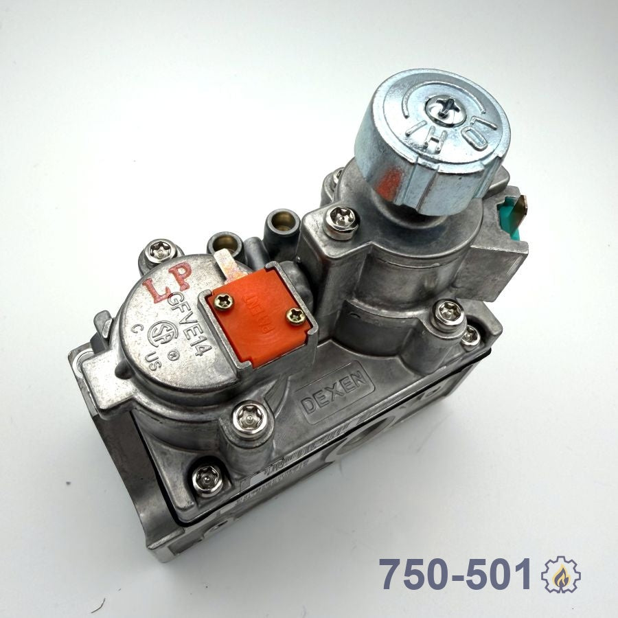 750-501 Dexen Gas Valve, LP LP fireplace replacement part