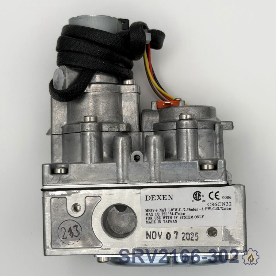 SRV2166-302 VALVE, IPI NG 50% STEPPER NG fireplace replacement part