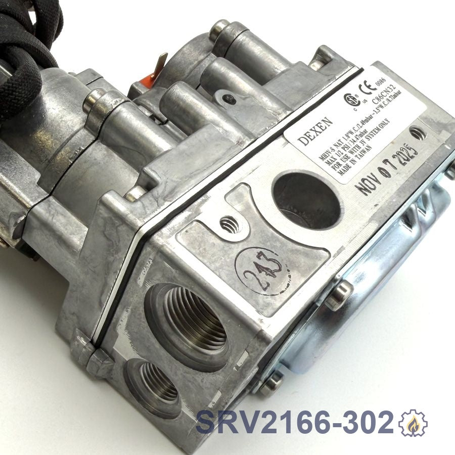 SRV2166-302 VALVE, IPI NG 50% STEPPER NG fireplace replacement part