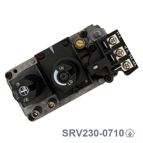 SRV230-0710 VALVE SIT – Natural Gas – Millivolt for millivolt (standing pilot) fireplace systems