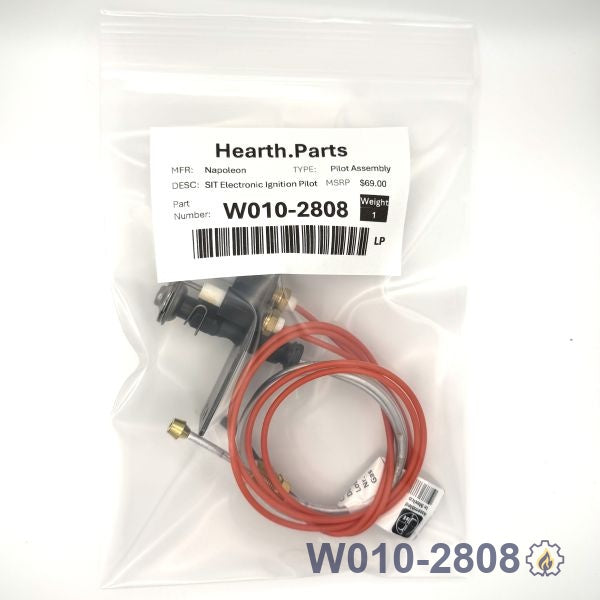 W010-2808 SIT Electronic Ignition Pilot Assembly LP LP fireplace replacement part